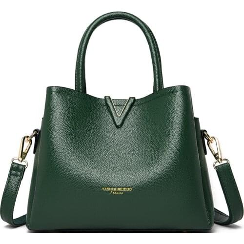 Leather Shoulder Bag Tote Womens Handbag Fashion Shopper Top-handle Messenger Bag Travel Female Casual Crossbody Bag