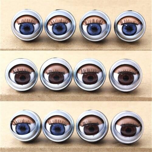 19/20mm Round spherical Acrylic Plastic blink BJD eyes For Wink Reborn Dolls Making DIY Supplies Toys Accessories 3D Winking eye
