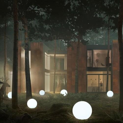 Landscape Ball Lamp Waterproof lawn lamp Outdoor spherical lamp LED Luminous Ball Lamp Garden Decorative Lamp Ball Floor Lamp