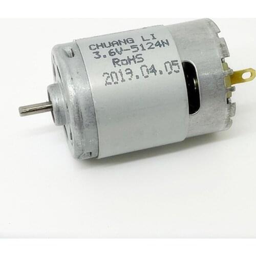 Mini 380 Carbon Brush Motor DC 3.6V 4.8V 18000RPM High Speed Carbon Brush Toy Model Motor DIY Electric Bottle Opener Wine Opener