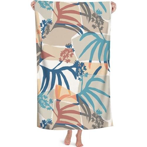 New Printed Beach Towel Swimming Surf Towels Portable Outdoor Water Sports Towel Quick Drying Big Yoga Mat Beach Chair Blanket