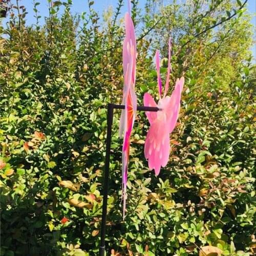 New Arrival Wind Spinner Windmill Toys Garden Decoration Insect Cartoon Butterfly Kids Children Toy Gifts Yard Wheel Games