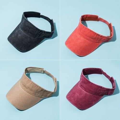 New Visor Hat Summer Womens Golf Sun Hat Baseball Caps Adjustable Size Beanies Beach Empty Top Cap Sports Cap