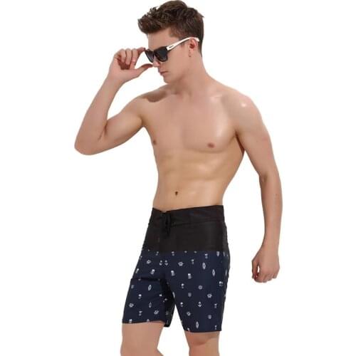 SBART Mens Summer Beach Pants Speed-Dry Pants Floral Shorts Plus-Size Beach Pants Casual Hipster Pants Swimming Surfing