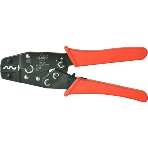 Hand tools, electrical crimping tool HS-06 non-insulated terminal and connector pliers