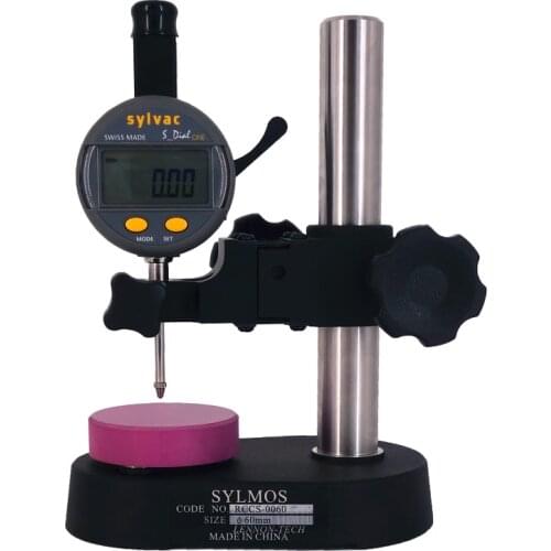 SYLMOS Dial Indicator Comparator Stand Alumina φ60mm Ceramics Material Base Stand RCCS-0060 Height Gauge Holder