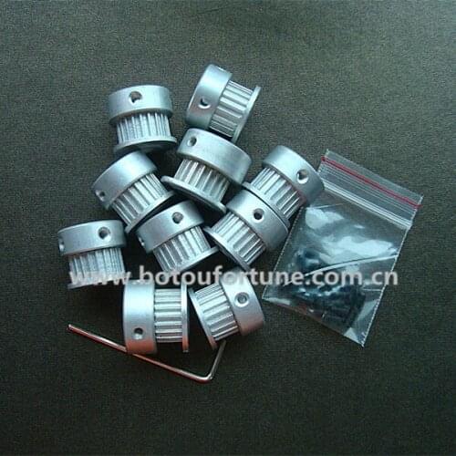 Free shipping t2.5 16 teeth timing pulley with 6mm width for 3D printer 100pcs a pack