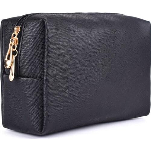 Makeup Bag Cosmetic Organizer Zipper Toiletry Pouch Make Up Case for Brushes Travel Accessories Women Girls