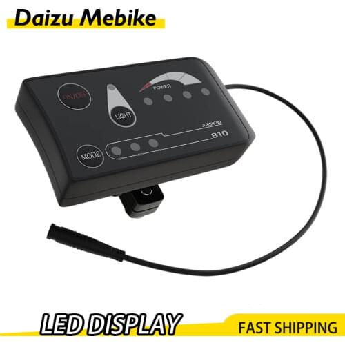 36V LED Ebike Panel Display Electric Bike Control Panel for Brushless DC motor Controller Bicycle Accessories