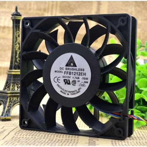 FFB1212EH 12V 1.74A 12CM 12025 dual ball bearing cooling fan violence for 120*120*25mm