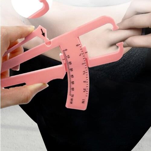 Peronal Fat Measuring Clip Tools Calculator Fitness Caliper Clip Measurement Slim Skin Fold Body Measuring Instrument Parts