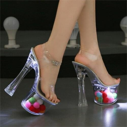 Womens super high heels wear sandals fairy style high heels tide sandals new plus size model sandals thick heel