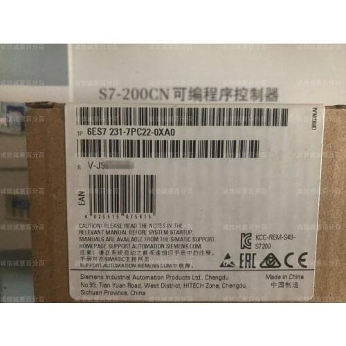 100% brand new original Siemens module EM231 6ES7231 6ES7 231-7PC22-0XA0