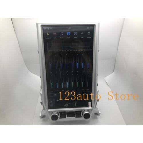 16 inch vertical Tesla Style Android 9.0 auto Car DVD GPS Player multimedia for TOYOTA Land cruiser 2016-2020 LC200 IPS px6