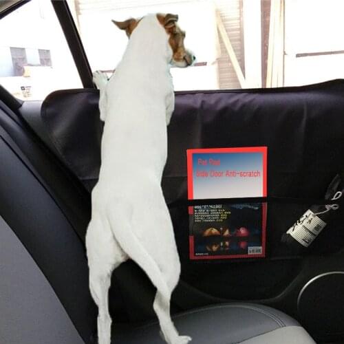 2pcs/lot Pet Car Door Cover Waterproof anti scratch Car Rear Back Seat Pad Door Cover Mat Protectors Fit All Vehicles