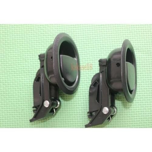 2Pcs Oval Recliner Sofa Chair Release Lever Handle Black Hard Plastic