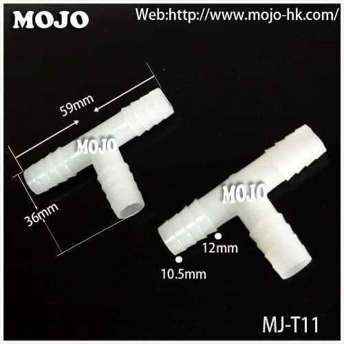 2020 Free shipping!! MJ-T11 Tee type pipe hose connector (20pcs/lots)