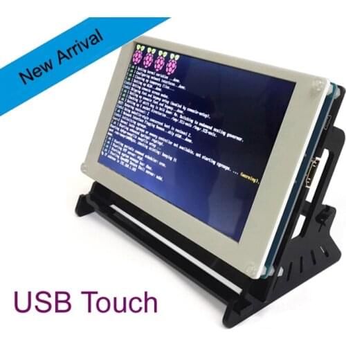 7 inch TFT LCD Display Module for Raspberry Pi 3 Model B+ Raspberry Pi 3 Banana Pi 7" LCD Screen with USB Touch Control