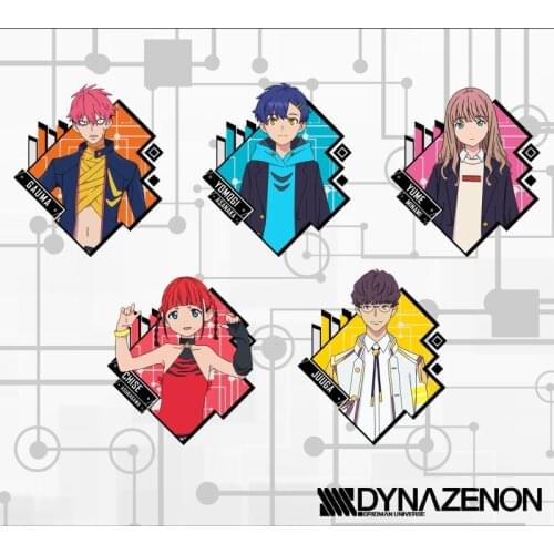 Anime SSSS.DYNAZENON Gauma Asanaka Yomogi Acrylic Pendant Toy Keychain Cartoon Keyrings Dazai Osamu Nakahara Chuya Cosplay Gift