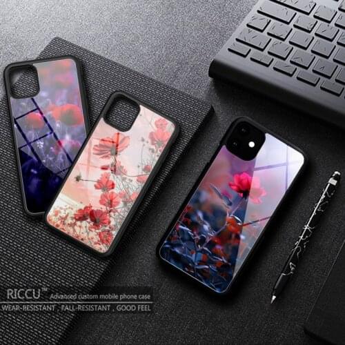 The art of fashion flowers Phone Case Rubber for iphone 11 12 max 12 iPhone Pro Mini XS 8 7 6 6S Plus X SE 2020 XR Covers