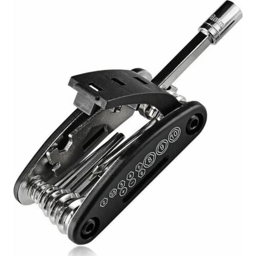 Bicycle Repair Tool Bike Pocket Multi Function Folding Portable 16 Set 1 in Screwdriver Tool R5B9