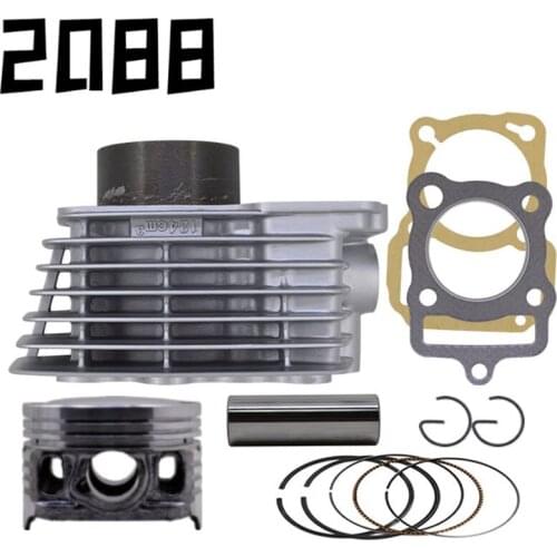 Suitable forHonda motorcycle parts CG125 cylinder kit ZJ125 cylinder piston ring gasket 56.5mm cg 125 sleeve assembly