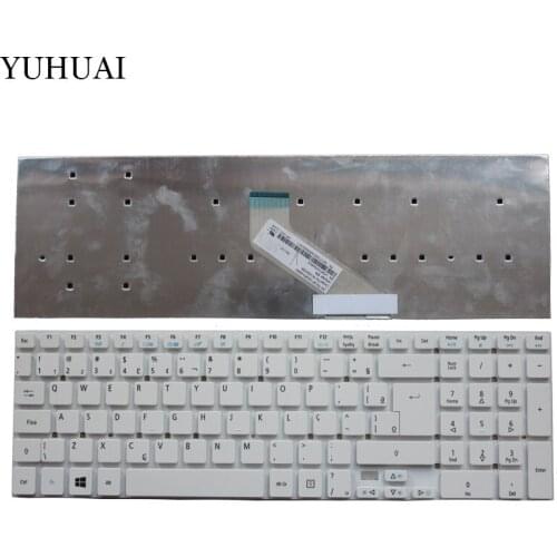 NEW For Acer Aspire MP-10K36PA-6984W PK130N41B28 Brazil Laptop keyboard BR Version White