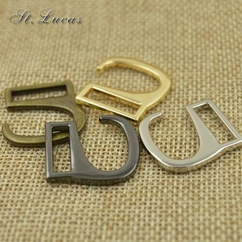 Wholesale high quality 20pcs/lot 15mm silver gun-black gold bronze metal shoes bags type 9 Buckle hooks buttons DIY Accessories