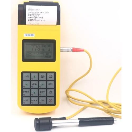 DTEC DH280 Portable Leeb Hardness Tester Best Quality with CE ISO Authorized Best-selling Model,mini printer