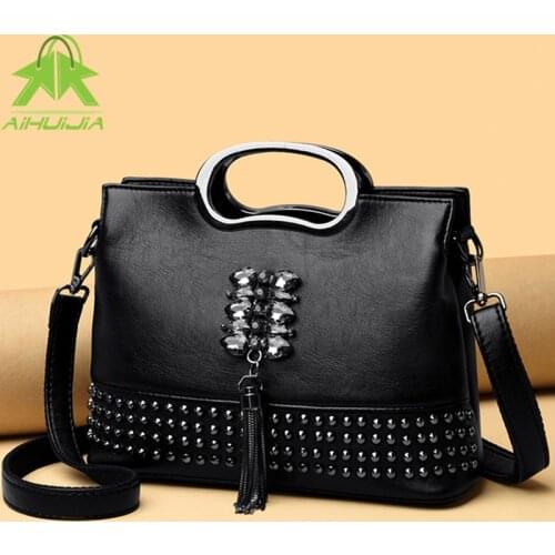 Fashion Women Diamond Shoulder Bags High Quality Handbag 2021 New Pu Leather Womens Bag Luxury Designer Messenger Bag for Female