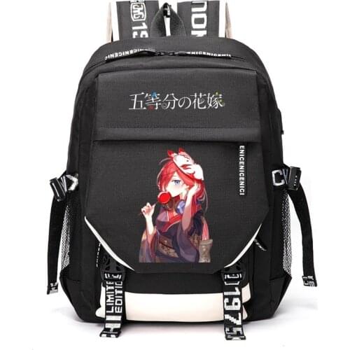 Unisex Anime Cartoon The Quintessential Quintuplets Uesugi Fuutarou Outdoor Travel Rucksack Casual Schoolbag Student Backpacks