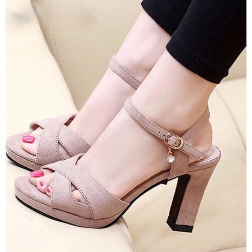 2021 New Women Sandals Summer Shoes Sexy High Heels Sandals Women Casual Gladiator Sandals Size 35 - 40 Stilettos Ladies
