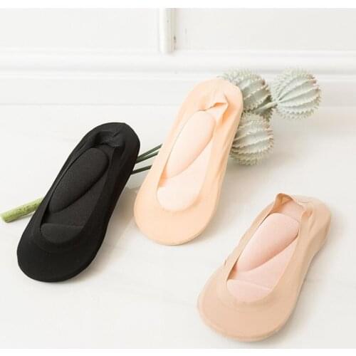 1/Pair 3D Women Insoles Stretch Breathable Deodorant Running Cushion Insoles For Invisible Sock Insole Shoes Sole Orthopedic Pad