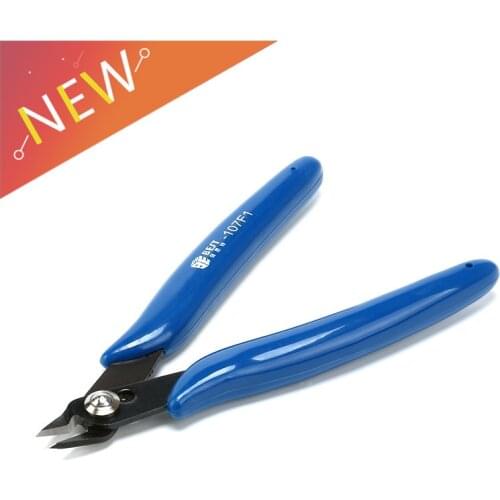 5 Inch Electrical Wire Cable Cutters Cutting Side Snips Flush Pliers 107F Nipper Hand Tool
