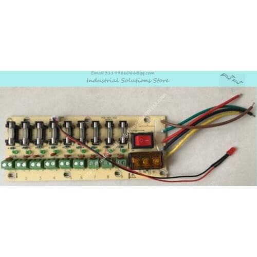 9 Way Fuse Automatic Recovery Safety Valve 9 Way Output Distribution Board 9 Way Output Safety Valve New