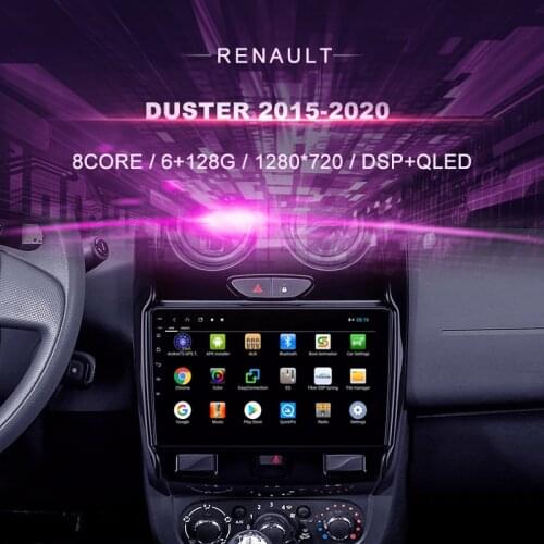 Android Car DVD GPS For Renault Duster ( 2015-2020）Car Radio Multimedia Video Player Navigation GPS Android 10.0 Double Din