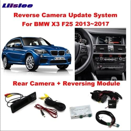 Car Reversing Rear Camera For BMW X3 F25 2013~2017 NBT System Original Screen Upgrade Decoder Track Box Interface Module