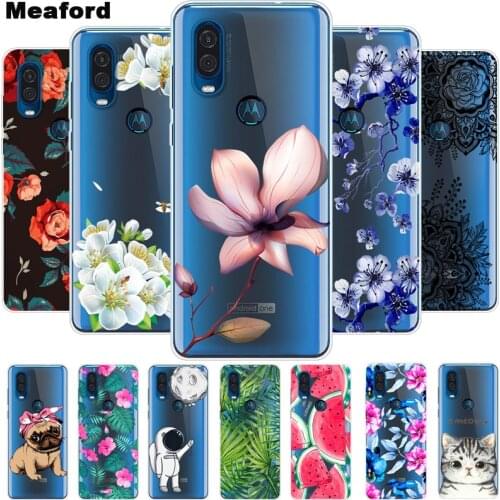 Cases For Moto One Vision Phone Cover Soft Silicone Back Cover For Motorola MOTO One Action Macro Case G8 Power Plus Play Coque