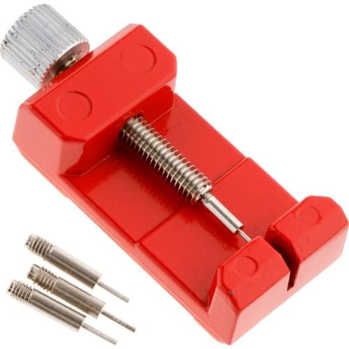 Wristwatch Band Strap Remover Kit Bracelet Chain Link Pins Adjustable Repair Metal Alloy Tool Mini Small Size Easy to Carry