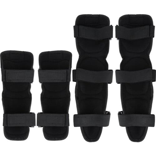 New Four-piece Set Of Knee Pads Elbow Pads Durable Elbows Knees Protector Riding Roller Skating Pads Guard Bicycle Motorcycle