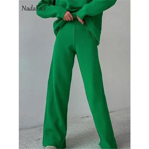 Nadafair Women's Knitted Trousers
