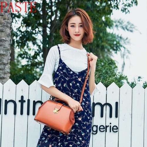 New design 2018 Women leather Shoulder Bag COW bag Casual Handbags small top fashion 100% genuine leather including shipping