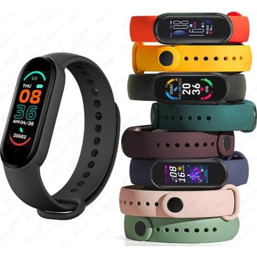 Original Strap For Xiaomi Mi Band 4 3 Silicone Wristband Bracelet For Xiaomi Mi Band 4 Smart Watches M6 M4 M3 Colors Wriststrap