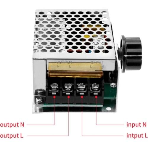 4000W 220V Voltage Motor Speed Regulator Dimmer Electronic Motor Speed Electric 220 V Regulator Dimmer Thermostat Regulator SCR