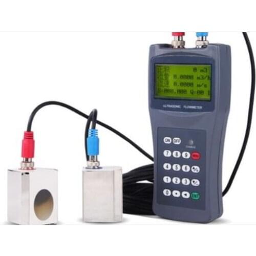 TDS-100H S1 Digital Handheld Ultrasonic Flowmeter / Flow Meter DN15-100 LED NEW fast shipping