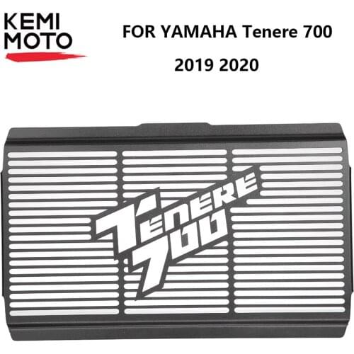 Kemimoto Radiator Guard Radiator Guard For YAMAHA Tenere 700 2019 2020 Radiator Grille Protector Cover Aluminum