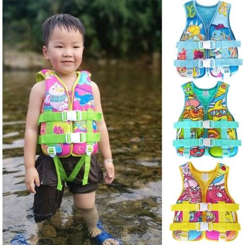 Neoprene Swim Buofancy Vest for Kids Toddler Youth Children Boys Girls Swimming Float Jacket Floation Life Jacket 20-60 kg