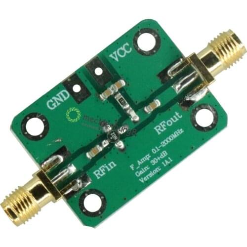 0.1-2000MHz RF Wideband Amplifier High Gain 30dB Low-noise Amplifier LNA Development Board