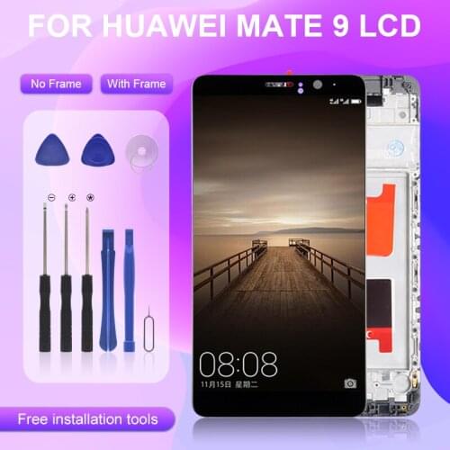 1Pcs Catteny 5.9inch For Huawei Mate 9 Lcd Display MHA-L09 MHA-L29 Display Touch Screen Digitizer Sensor Assembly Free Shipping