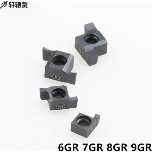 10PCS 7GR 8GR 9GR LDA Good Quality Carbide Insert Cutting and Separating Inserts CNC Inside Drilling Lathe Bar Tool Blade for SN